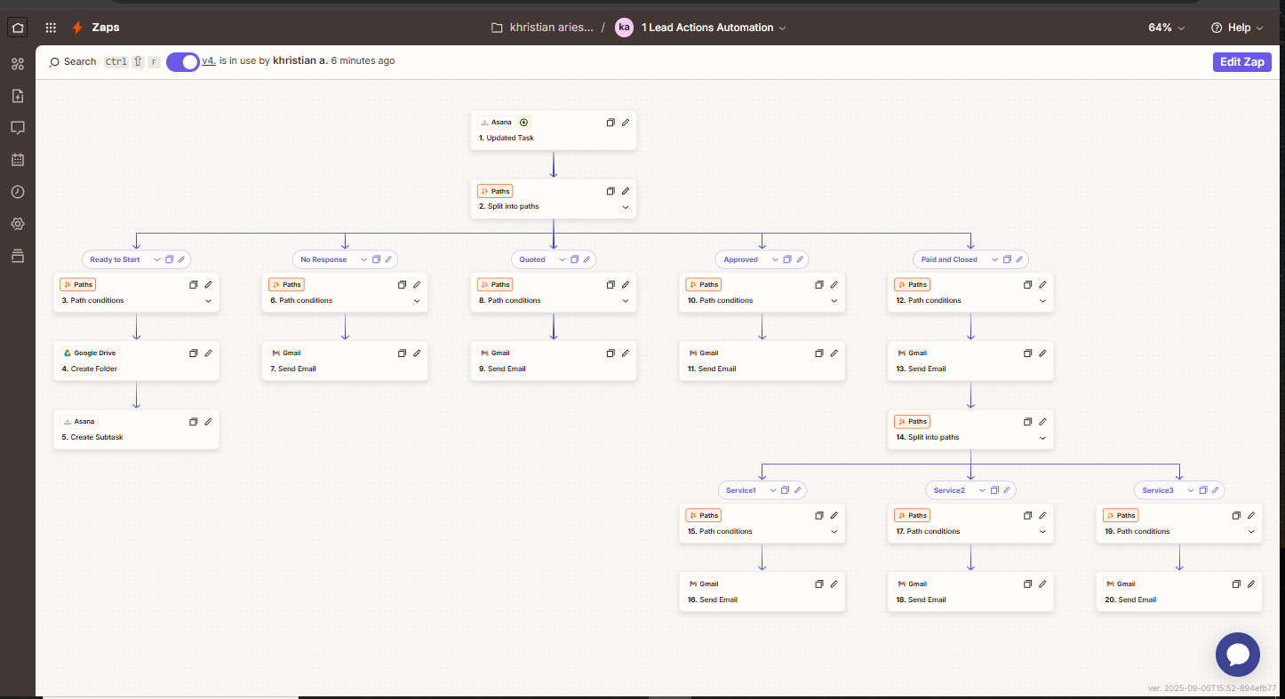 1 Lead Actions Automation